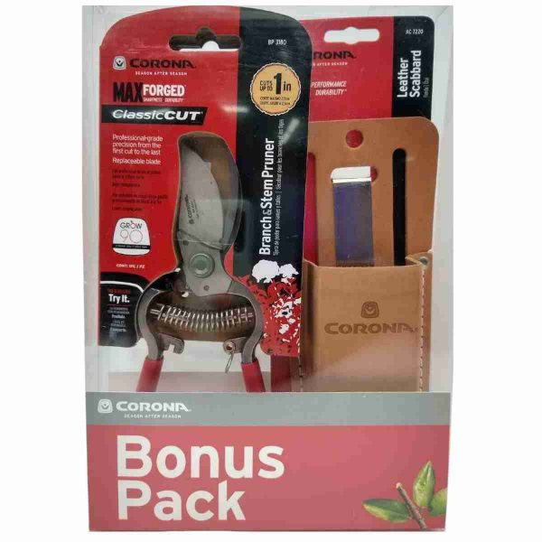 Corona Classic Cut Pruner + Sheath Bonus Pack