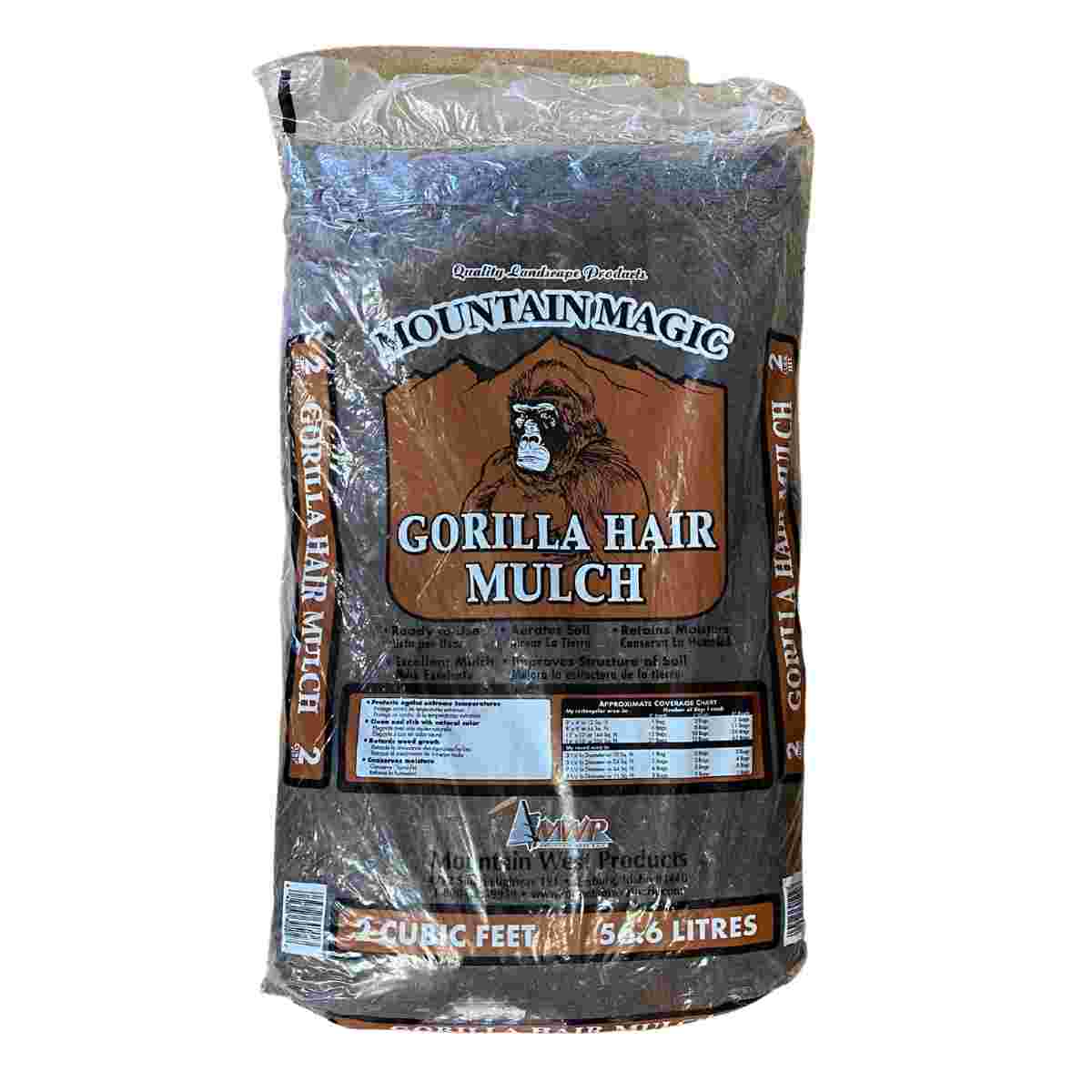 Ricks Garden Center  Mountain West Bark Gorilla Hair Mulch 2CuFt