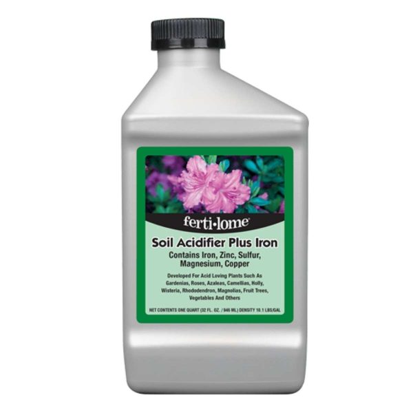 Ferti-lome Soil Acidifier Plus Iron 1Qt