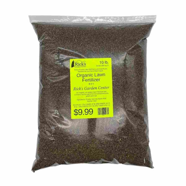 Rick's Organic Lawn Fertilizer 8-2-1 10lb
